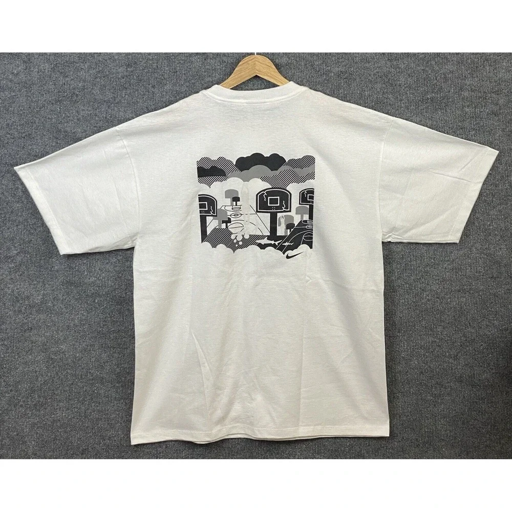 RARE Nike Sky Solar Basketball Shirt Mens L VTG Strike off Sample Tee USA NOS